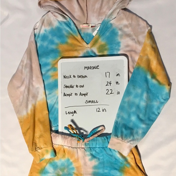 Maronie Brand Tie Dye Hoodie/Shorts Combo! - Picture 6 of 6